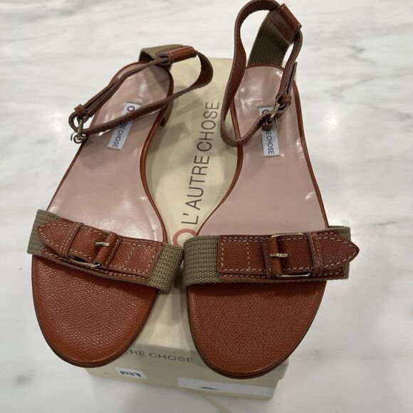 L'Autre Chose Shoes - New in Box L'Autre Chose Sandal with ankle strap size 3.9/9.5
